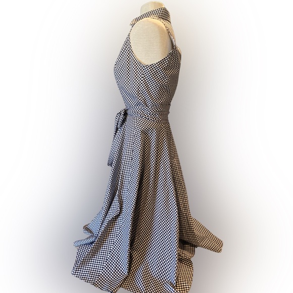 50’s Style American Living Black & White Gingham Dress - Picture 5 of 11